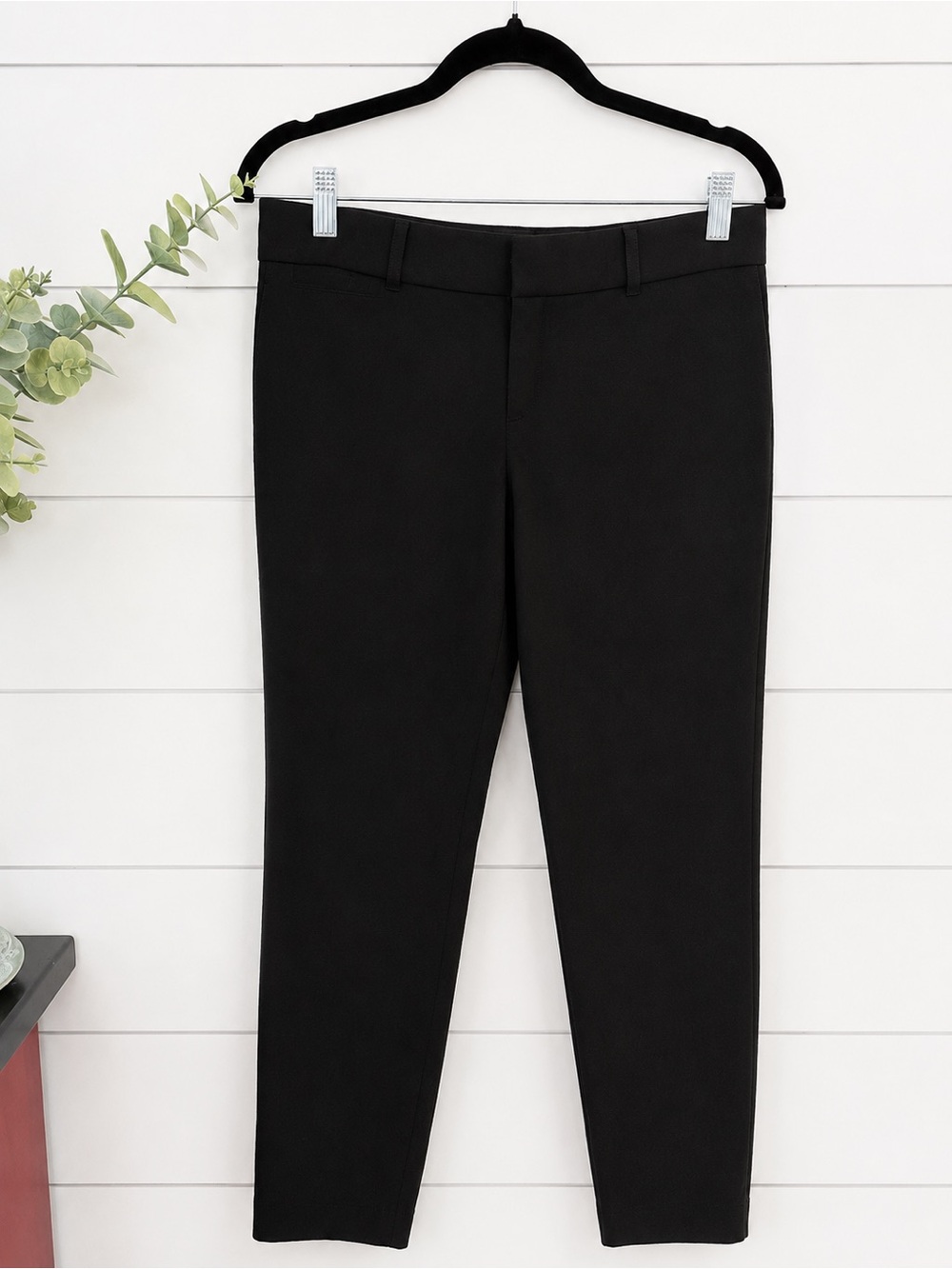 Banana Republic Sloan Ankle Pants | Size 2 | Black | Tailored Career Pant - Picture 2 of 6